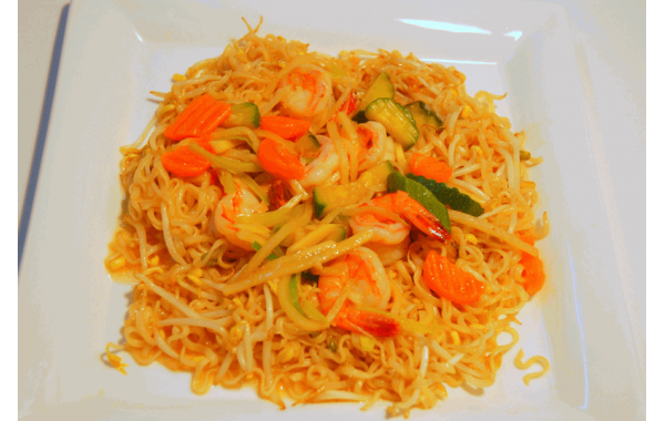 L39 Nouilles sautés aux crevettes